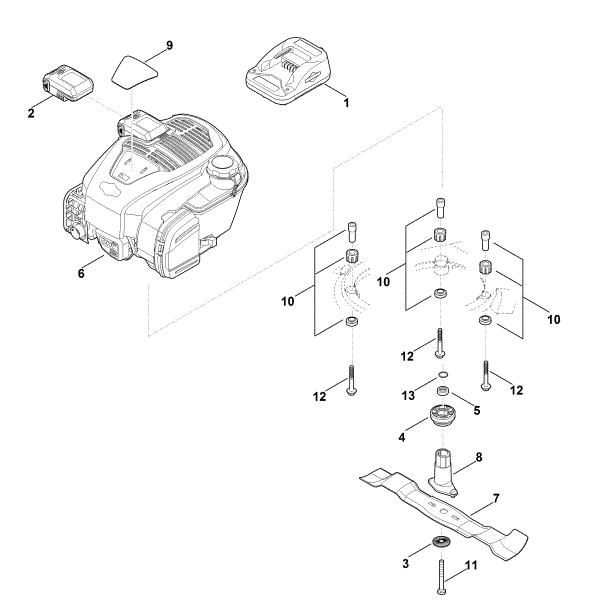 Picture of F - Engine, blade RM 650.0 VE