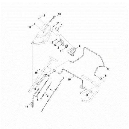 Picture of A - Handle upper part RM 650.1 VE