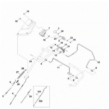 Picture of A - Handle upper part RM 655.0 RS