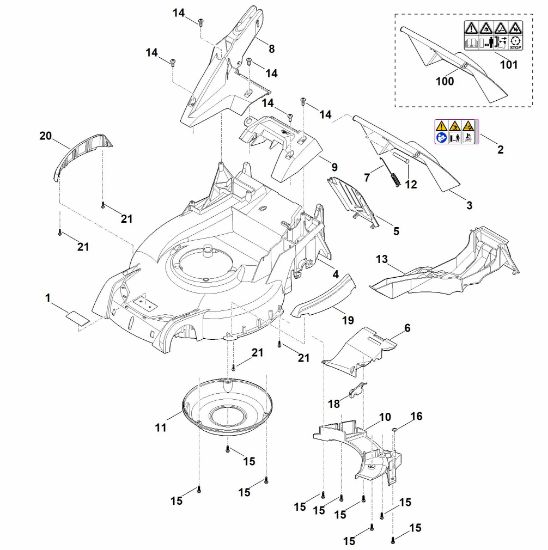 Picture of C - Housing RM 655.0 V