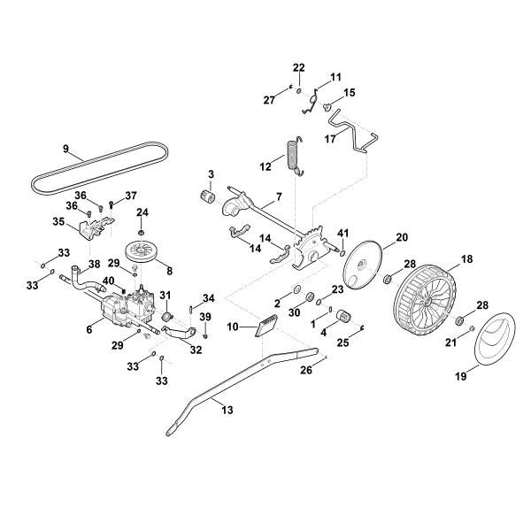 Picture of E - Shaft, Gear box RM 655.0 YS