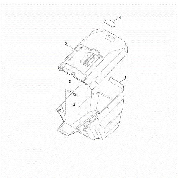 Picture of H - Grass catcher bag RM 655.1 RS