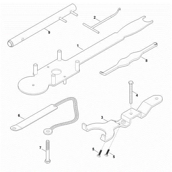 Picture of J - Special tool RM 655.1 RS