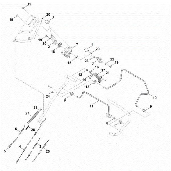 Picture of A - Handle upper part RM 655.1 VS