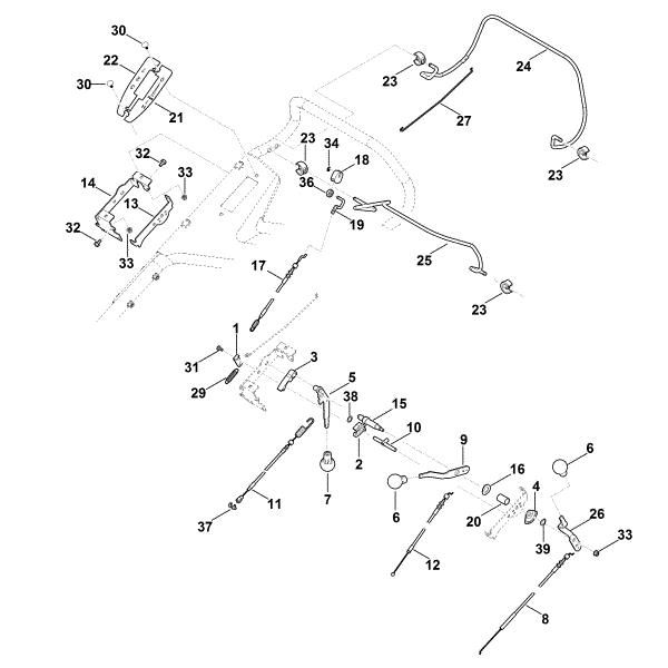 Picture of A - Handle upper part RM 756.0 GC