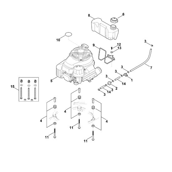 Picture of F - Engine, tank RM 756.0 GS