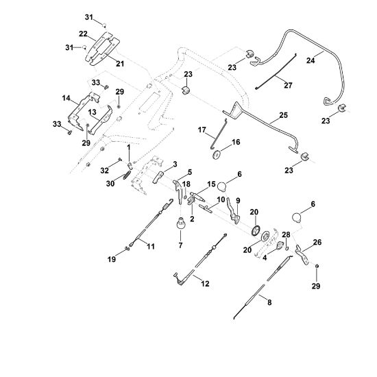 Picture of A - Handle upper part RM 756.0 YC