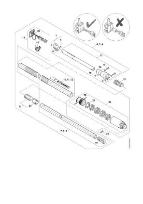Picture of Drive tube assembly    443292951 HTA 86