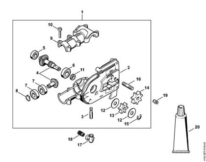 Gear head (11.2005) Pole pruners (HT) HT 100 Stihl