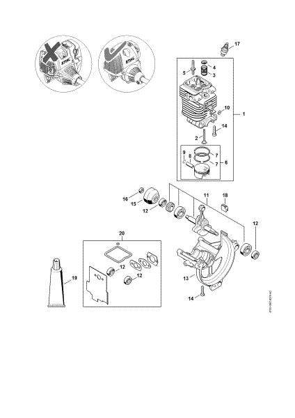 Picture of Cylinder, Engine pan    508613634 HT 101