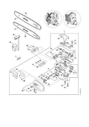 Picture of Gear head (B)    508613634 HT 101