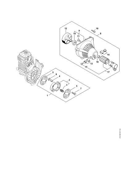 Picture of Clutch, Fan housing HT 105