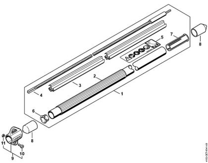 Drive tube assembly HT 130 Pole pruners (HT) HT 130 Stihl