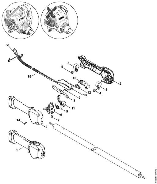 Handle Pole pruners (HT) HT 130 Stihl