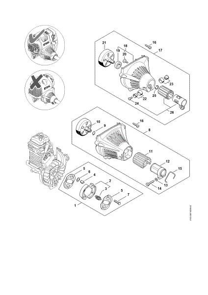 Picture of Clutch, Fan housing HT 131