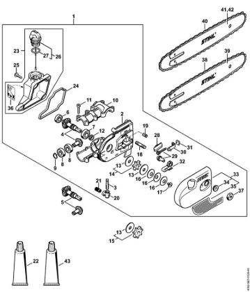 Gear head Pole pruners (HT) HT 132 Stihl