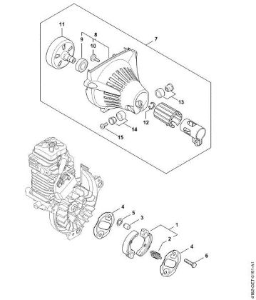 Picture of Clutch, Fan housing HT 134
