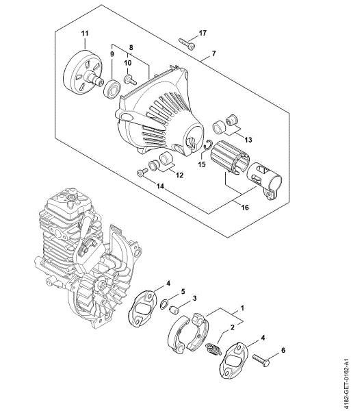 Picture of Clutch, Fan housing HT 135