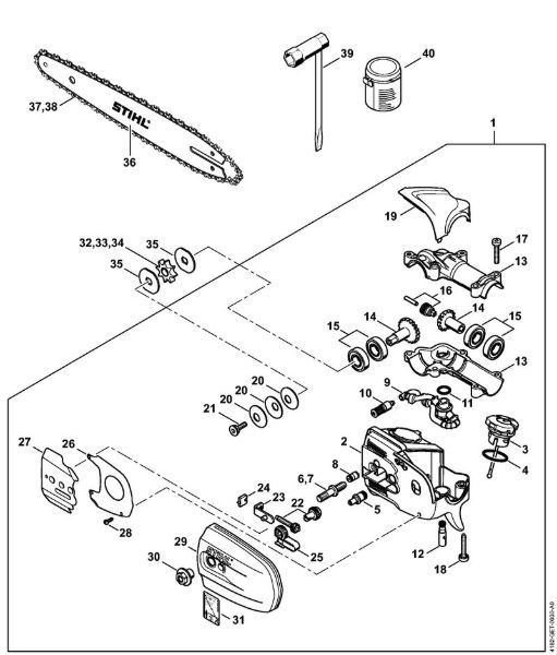 Gear head Pole pruners (HT) HT 56 C-E Stihl