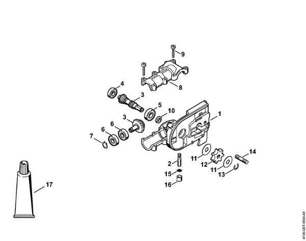 Gear head HT 70 (38.2002) Pole pruners (HT) HT 70 Stihl
