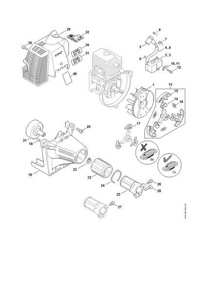 Picture of Ignition system, Clutch HT 70