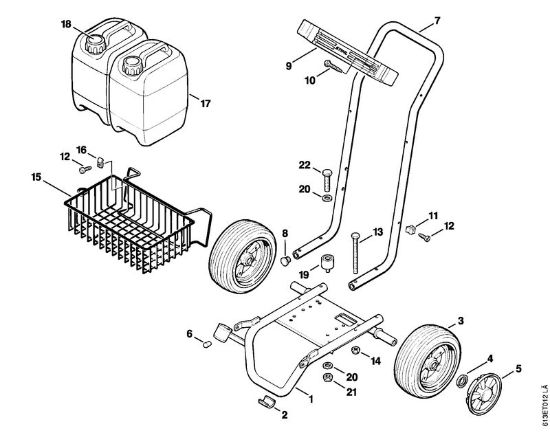 Chassis Electric pressure washers (RE) RB 220 K Stihl