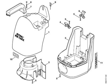 Machine cover Electric pressure washers (RE) RE 106 K Stihl