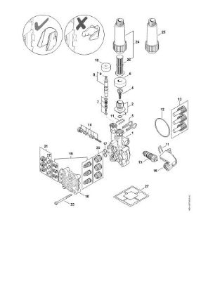 Picture of Pump, valve block RE 120