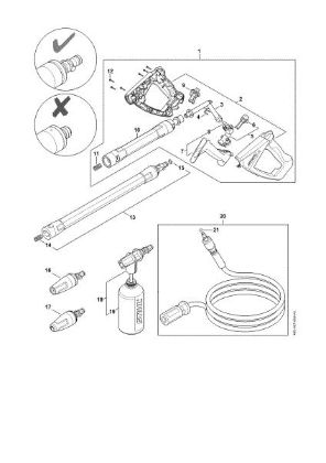 Picture of Spray gun, Spray lance/wand RE 120