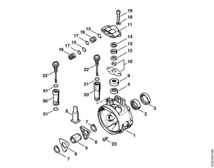 Pump housing Electric pressure washers (RE) RE 120 K Stihl