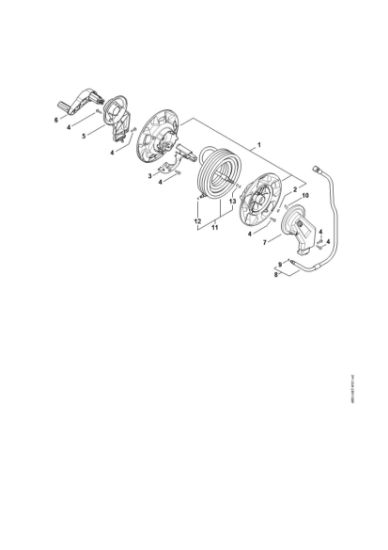 Picture of Hose reel RE 120 PLUS