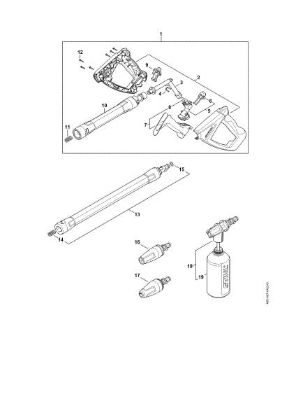Picture of Spray gun, Spray lance/wand RE 120 PLUS