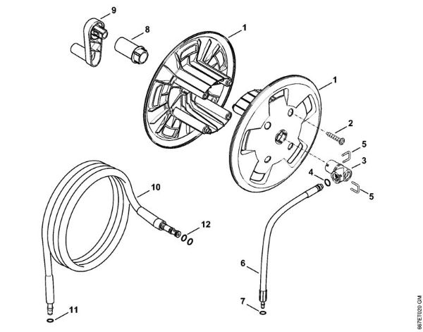 Hose reel RE 127 PLUS Electric pressure washers (RE) RE 127 PLUS Stihl