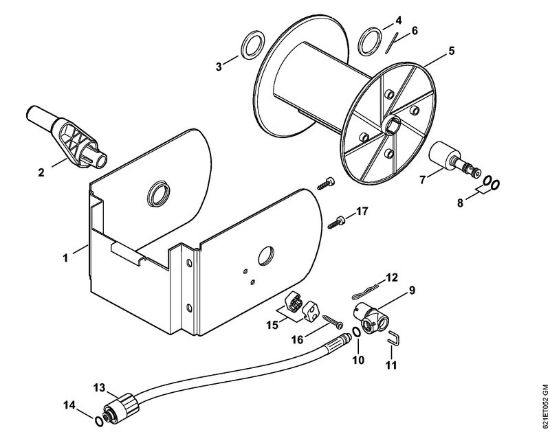 Hose reel Electric pressure washers (RE) RE 140 K Stihl