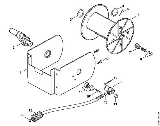 Hose reel Electric pressure washers (RE) RE 141 K Stihl