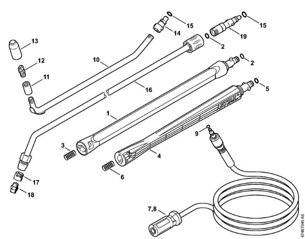 Accessories Electric pressure washers (RE) RE 142 PLUS Stihl