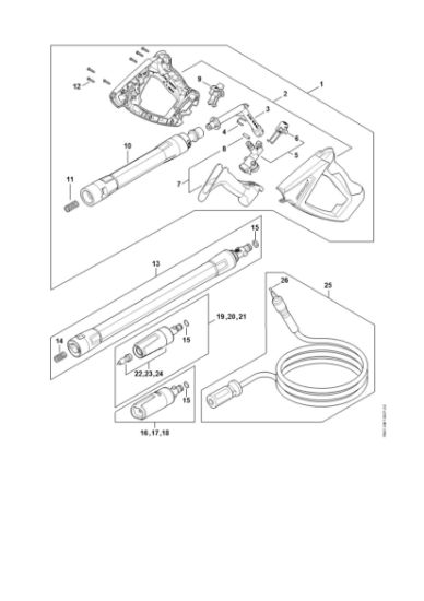 Picture of Spray gun, Spray lance/wand RE 150 PLUS