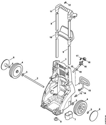 Chassis Electric pressure washers (RE) RE 230 Stihl