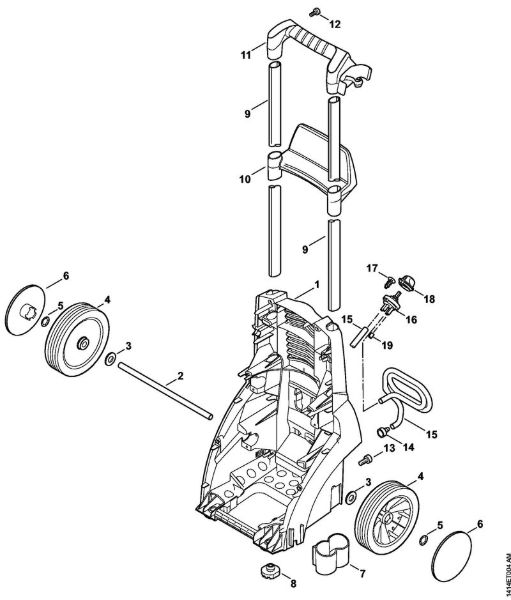 Chassis Electric pressure washers (RE) RE 230 Stihl
