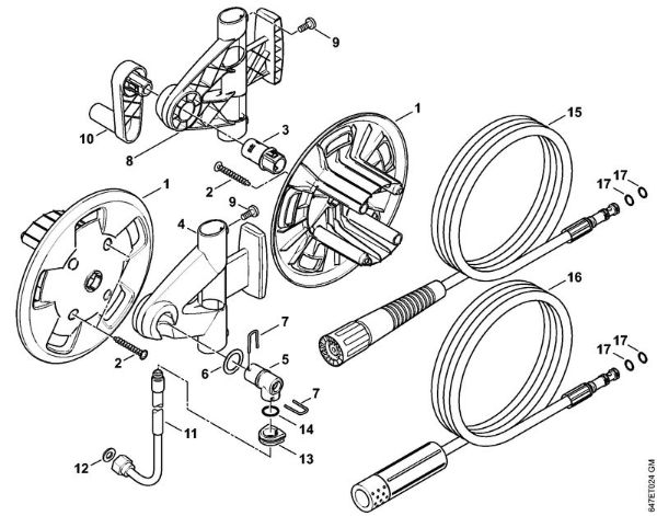 Hose reel Electric pressure washers (RE) RE 271 PLUS Stihl