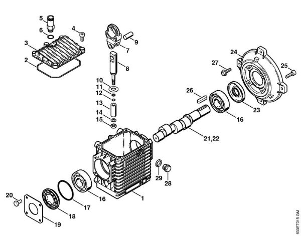Pump Electric pressure washers (RE) RE 360 K Stihl