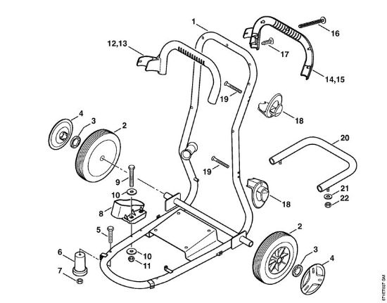 Chassis Electric pressure washers (RE) RE 361 Stihl
