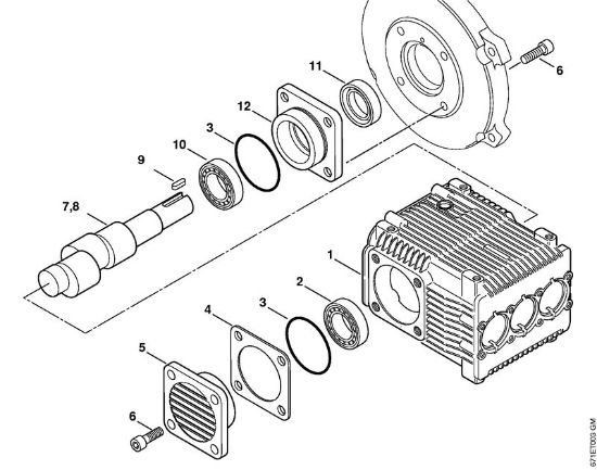 Pump, cam Electric pressure washers (RE) RE 361 Stihl