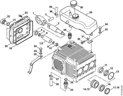 Pump, piston Electric pressure washers (RE) RE 361 PLUS Stihl