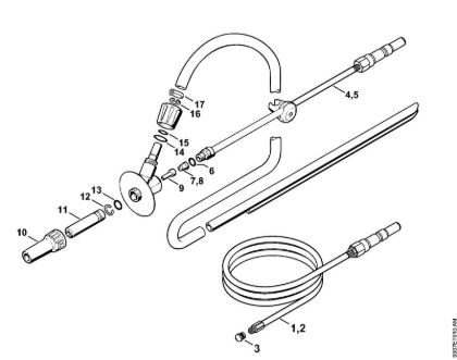 Pipe cleaning kit, Wet sand jet-stream kit Electric pressure washers (RE) RE 362 Stihl