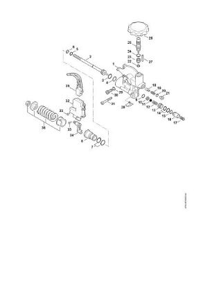 Picture of Regulation valve block, Control piston RE 362