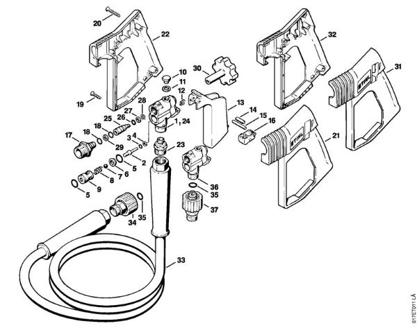 Spray gun Electric pressure washers (RE) RE 401 K Stihl