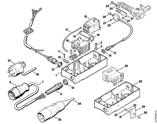 Switch RE 400 K, RE 401 K Electric pressure washers (RE) RE 401 K Stihl