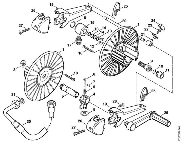 Hose reel Electric pressure washers (RE) RE 461 PLUS Stihl