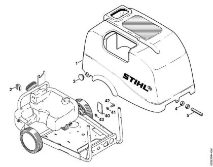 Machine cover Electric pressure washers (RE) RE 500 W Stihl